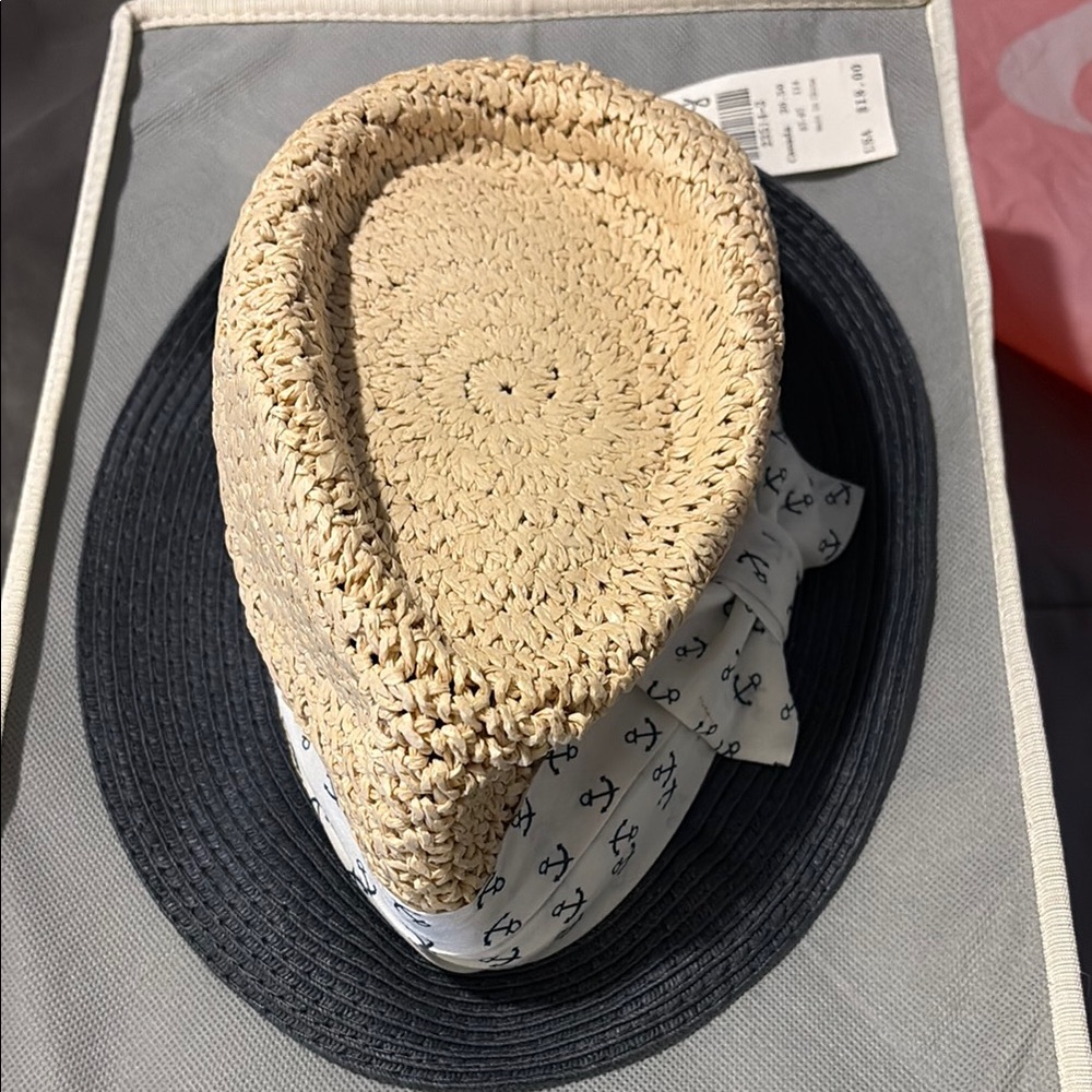 Beige Straw Sun Hat